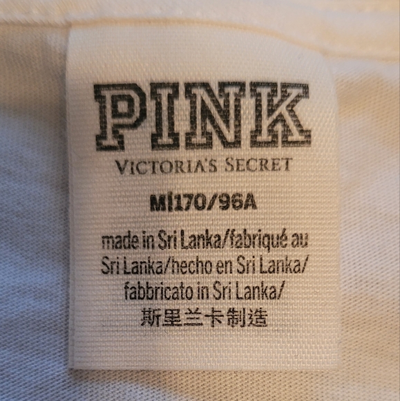 VS PINK LONG SLEEVE SHIRT, SIZE M - Picture 4 of 5